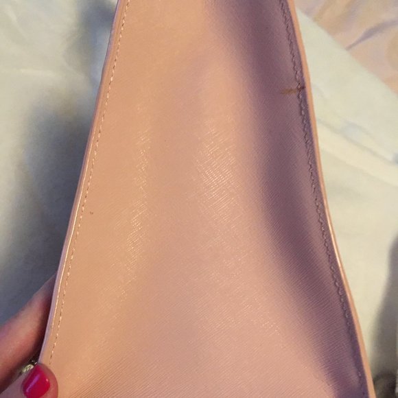 kate spade pink swamped magnolia sam satchel purse crossbody bag nwot - Picture 14 of 16